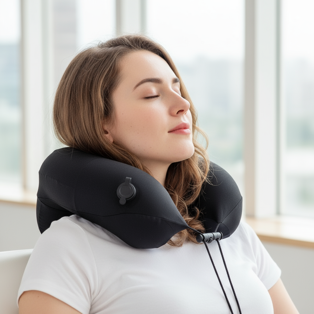 Inflatable Travel Neck Pillow