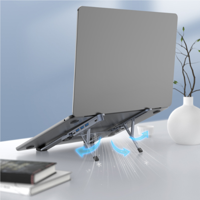 Laptop Stand with USB Hub