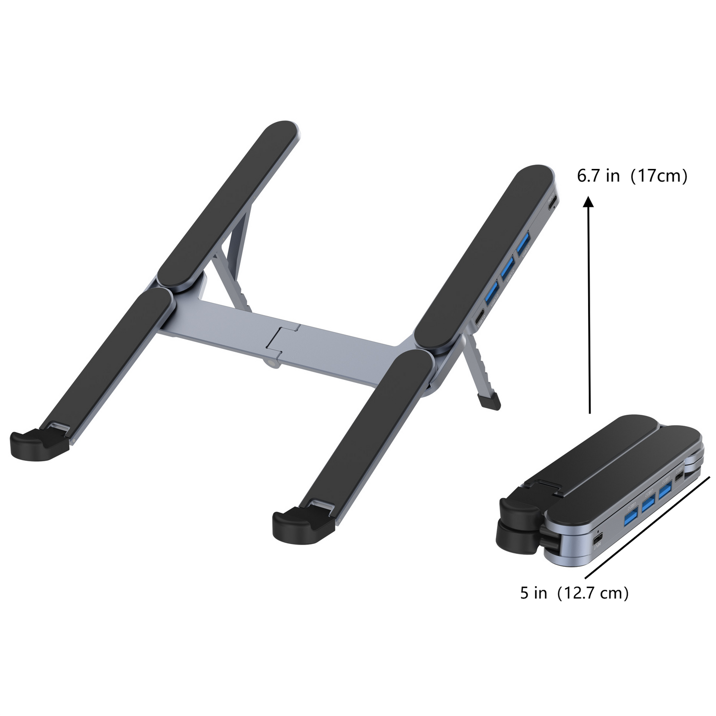 Laptop Stand with USB Hub
